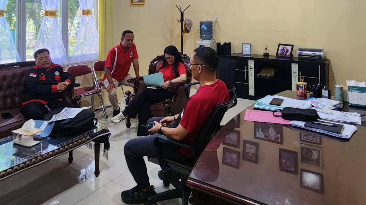 DPD LSM Pedagang Keadilan Perjuangan Deli Serdang Audensi Di Bakesbangpol