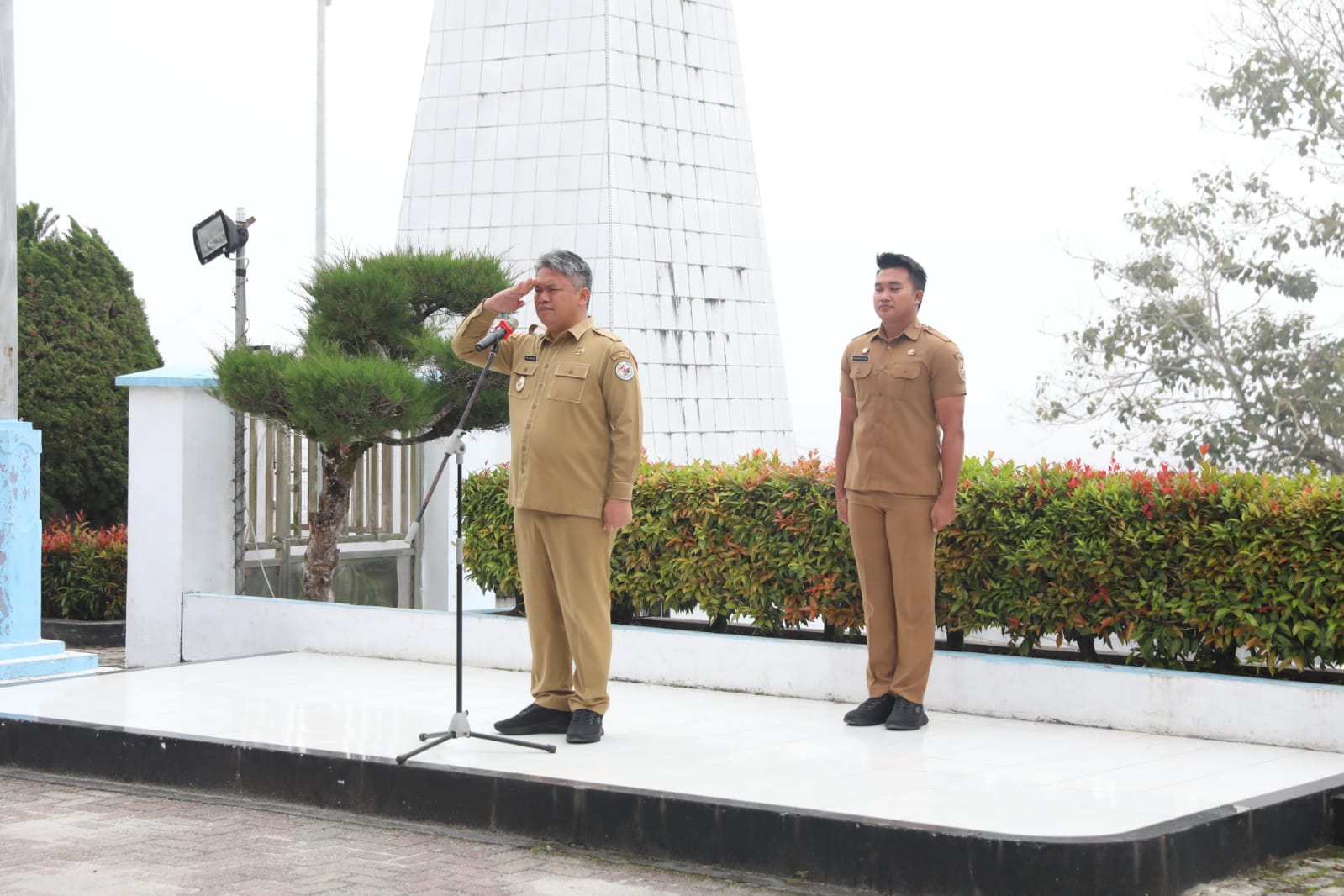 Pimpin Apel Gabungan, Wakil Bupati Tapanuli Utara Ingatkan Disiplin dan Perencanaan Pembangunan Berkualitas