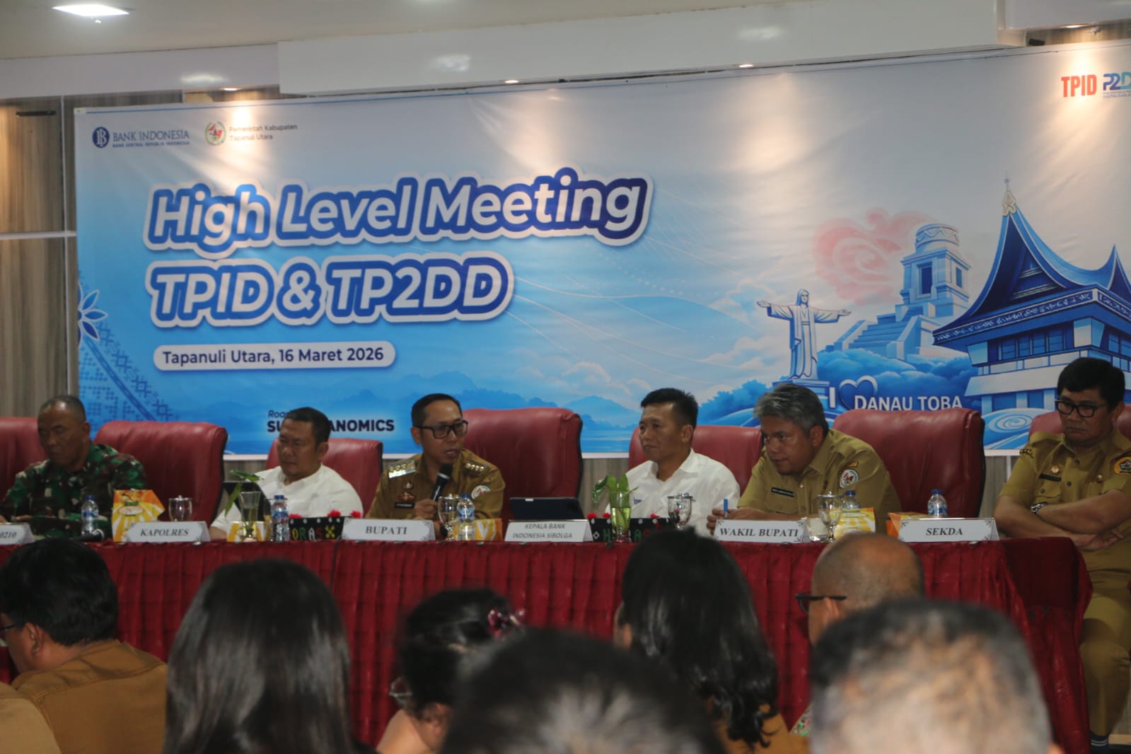 ‎Bupati Tapanuli Utara Pimpin HLM TPID dan TP2DD: Fokus Stabilitas Harga dan Transformasi Digital