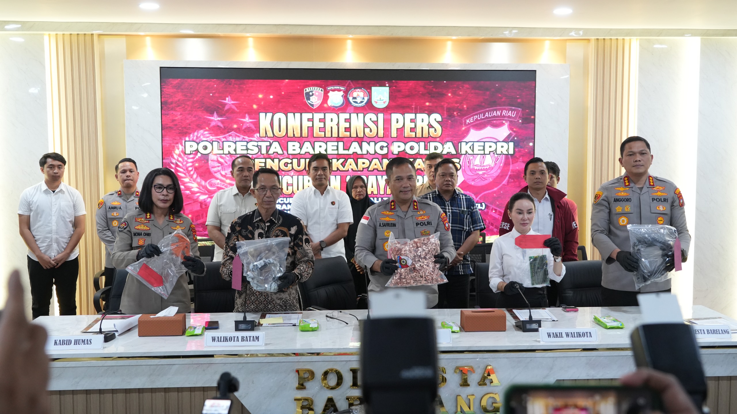 Kepala BP Batam Apresiasi Jajaran Polda Kepri Atas Pengungkapan Kasus Pencurian Fasilitas Umum