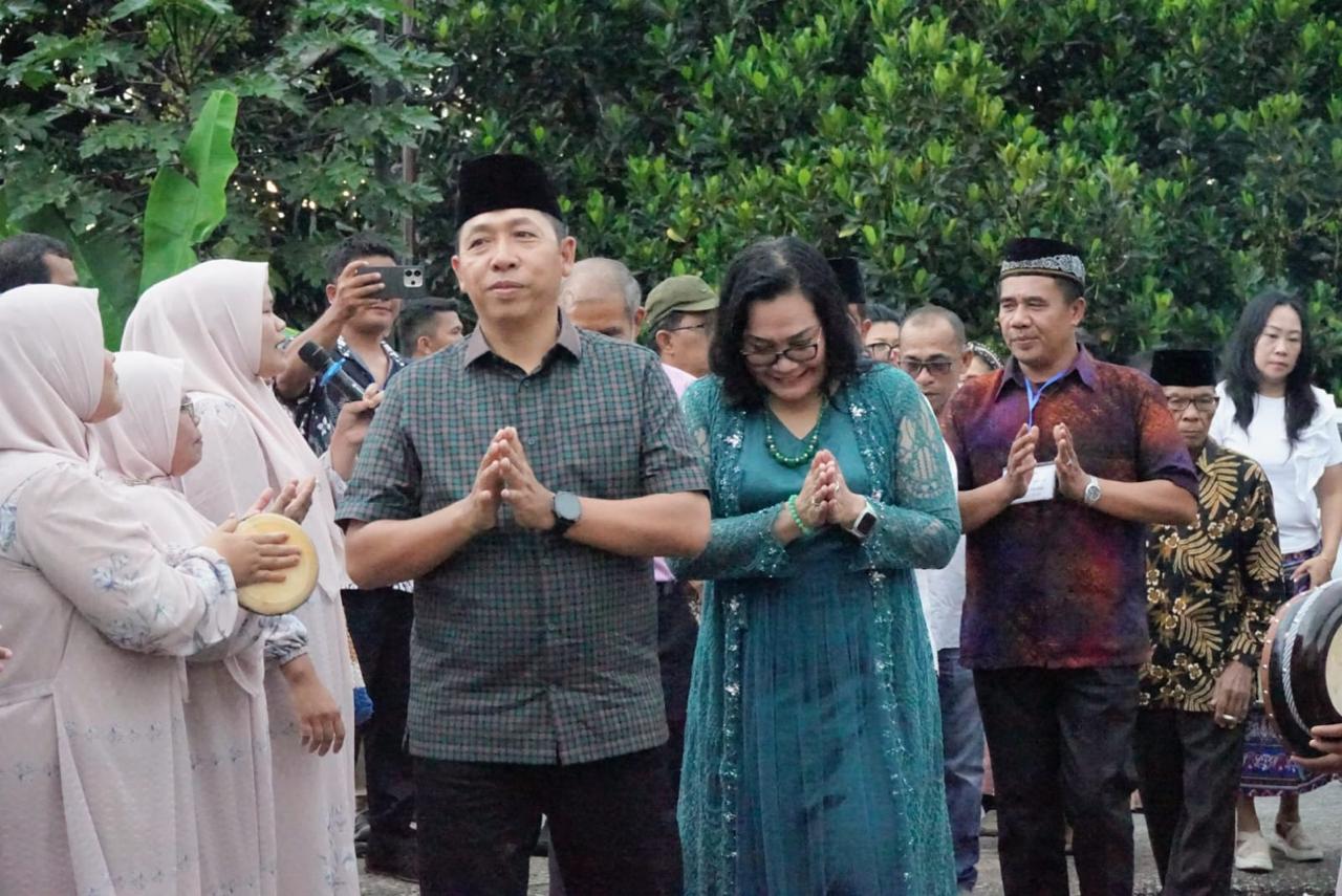 Bupati Tapanuli Utara Hadiri Halal Bihalal se-Luat Pahae di Simangumban Jae