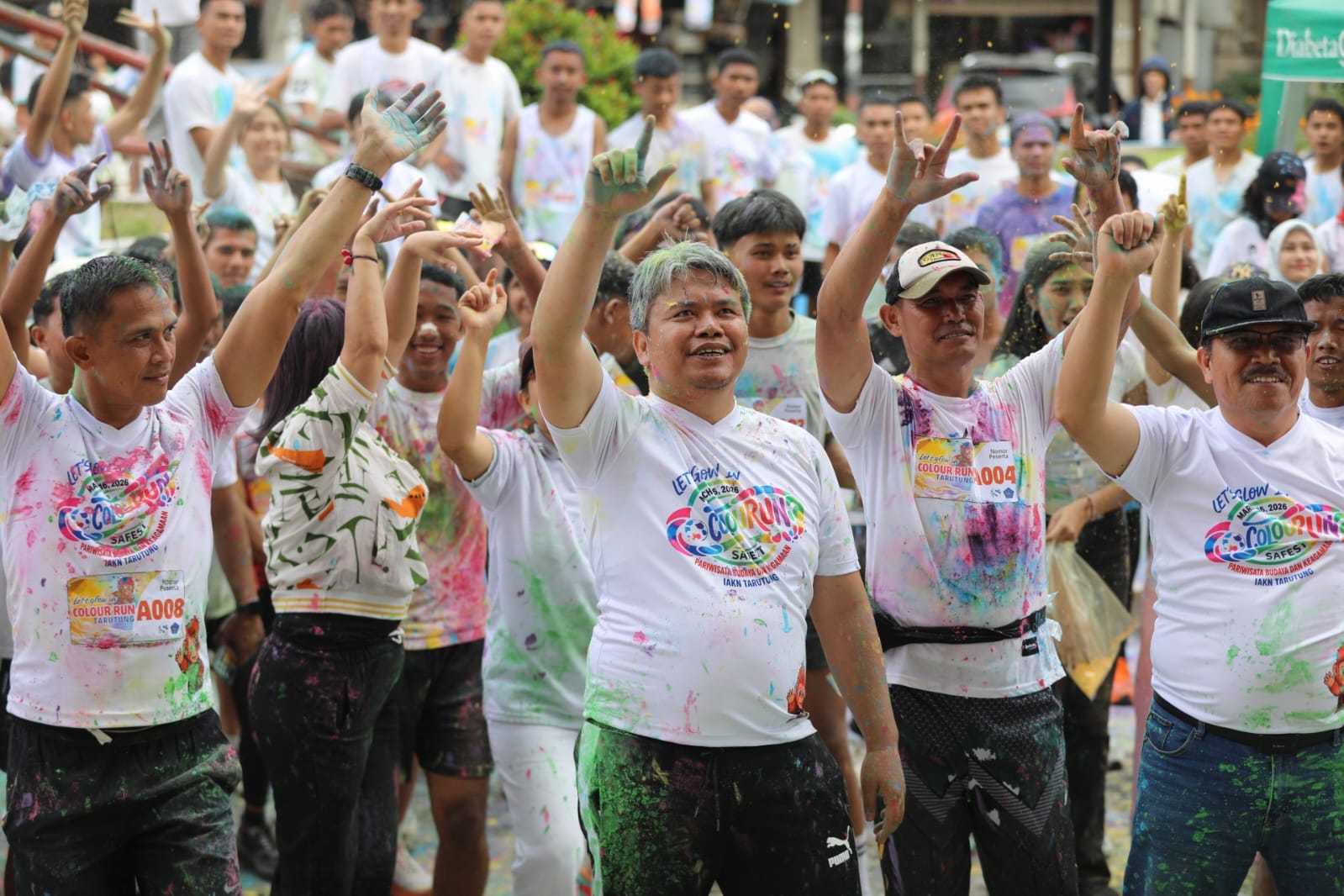 ‎Colour Run Sukses Sedot Ratusan Peserta, Pemkab Taput Komit Dukung Event Pariwisata Berkelanjutan