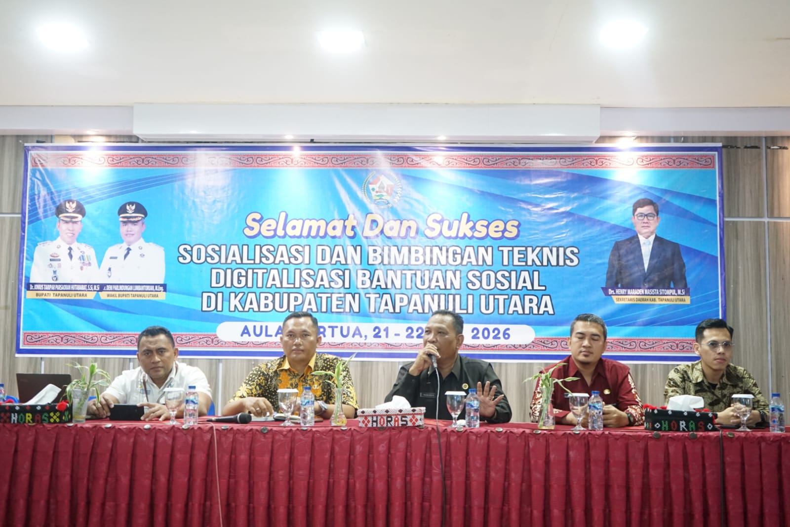 ‎Masuk 42 Daerah Piloting Nasional, Pemkab Taput Gelar ToT Digitalisasi Bantuan Sosial bagi 510 Agen