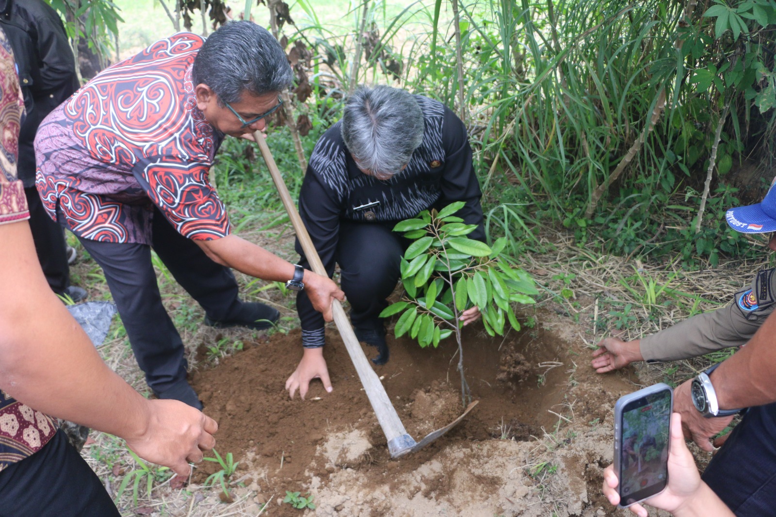 ‎Pemkab Tapanuli Utara gandeng TJSL PT. Taspen (Persero) berikan 1.500 bibit Durian Unggul kepada Kelompok Tani Kecamatan Parmonangan