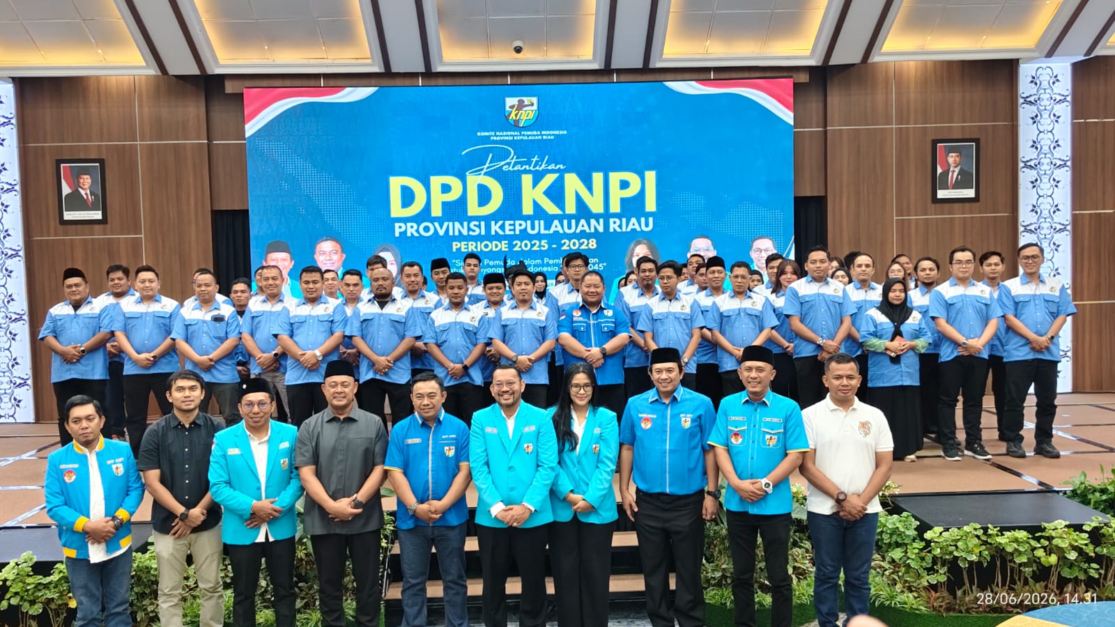 Pengurus KNPI Kepri Periode 2025-2028 Resmi Dilantik, Haris Pratama: Solid dan Dukung Pemerintahan Presiden Prabowo