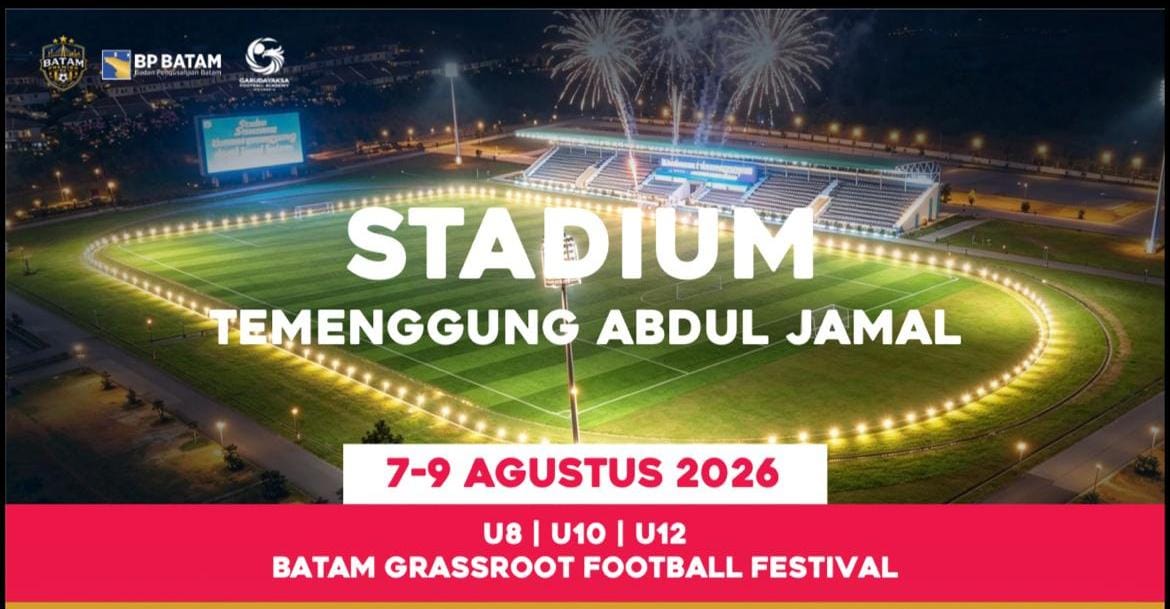 Amsakar Achmad Dukung Festival Sepak Bola Internasional Usia Dini di Batam pada Agustus 2026