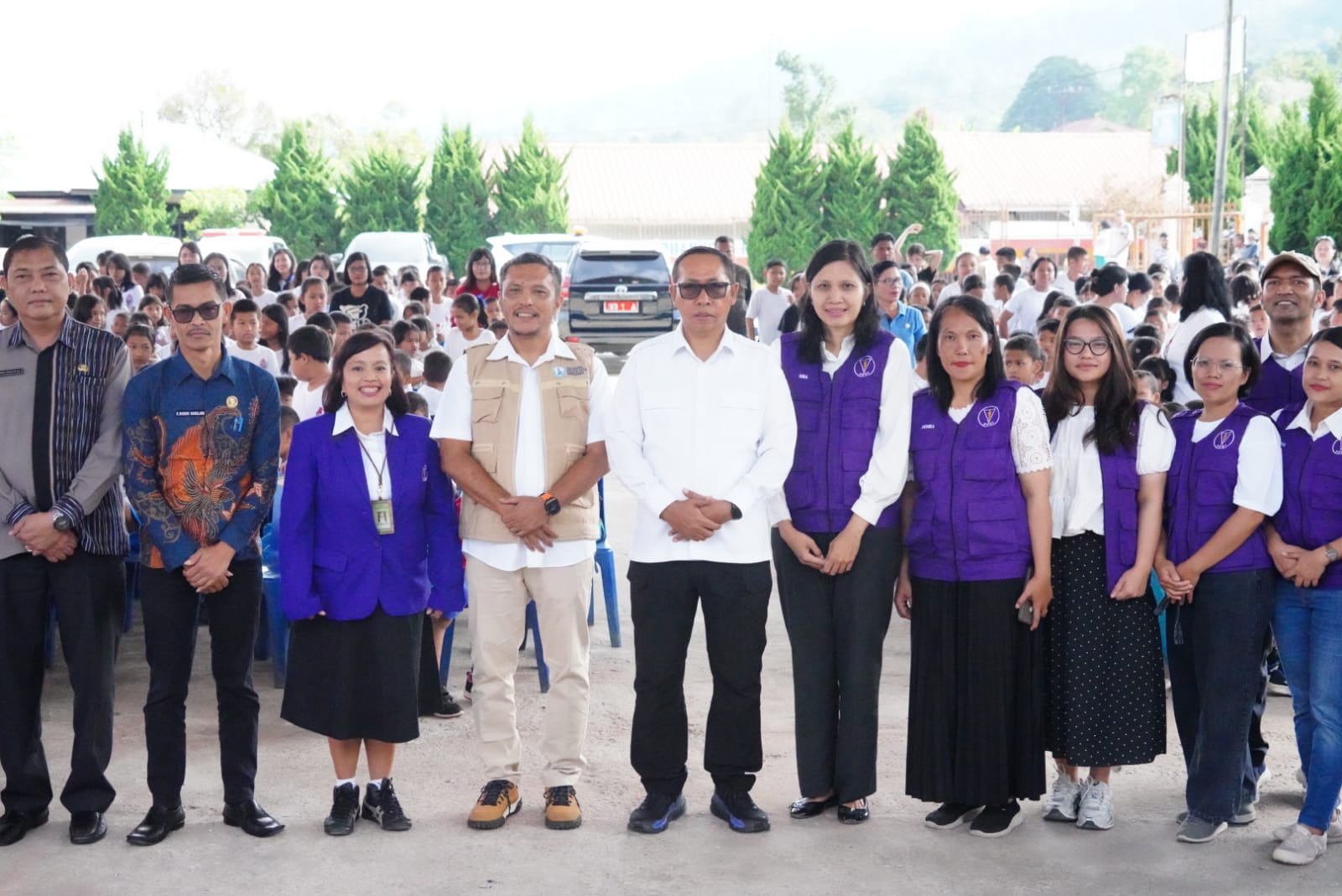 Bupati Taput Buka Baksos Kesehatan Gigi, Tegaskan Komitmen Cegah Stunting demi Generasi Emas 2045