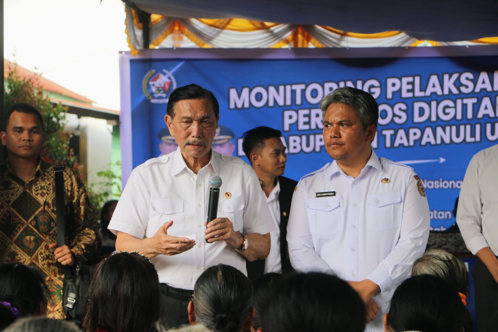 Komitmen Pemkab Taput dalam Digitalisasi Bansos Diapresiasi Ketua DEN Luhut Pandjaitan