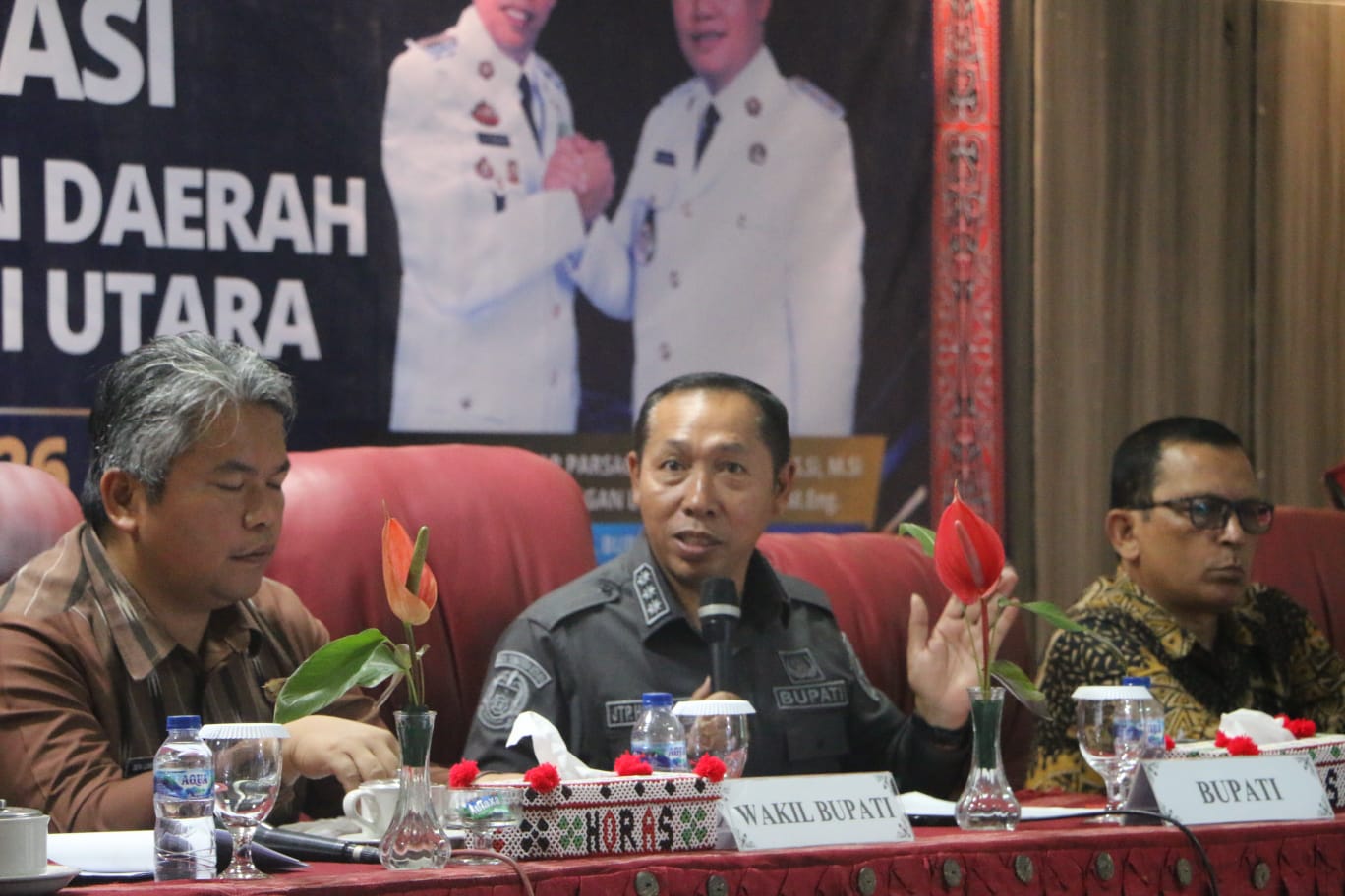 Optimalkan Pendapatan Daerah 2026, Pemkab Taput Gelar HLM dan Evaluasi Kinerja Perangkat Daerah