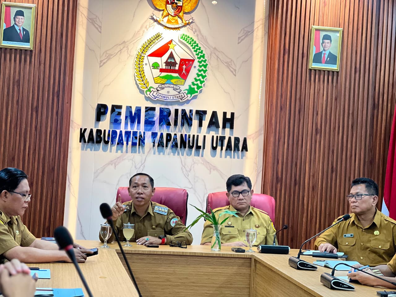 Rakor Bersama Mendagri, Bupati Taput Dukung Pengendalian Inflasi dan Program Strategis Nasional‎