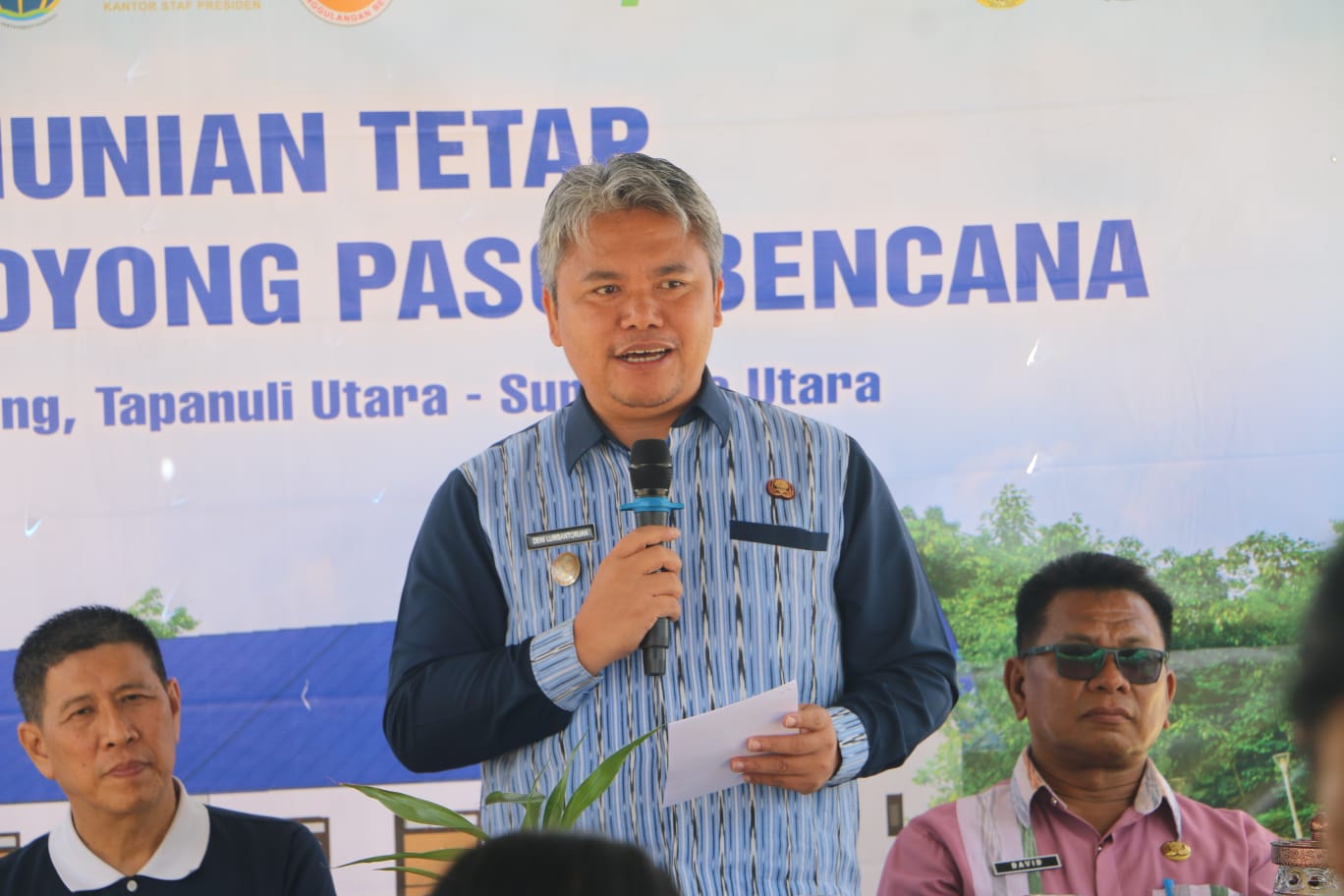 Wujudkan Kawasan Hunian Layak, Pemkab Taput Undi dan Serahkan Bantuan Huntap Tahap II di Dolok Nauli