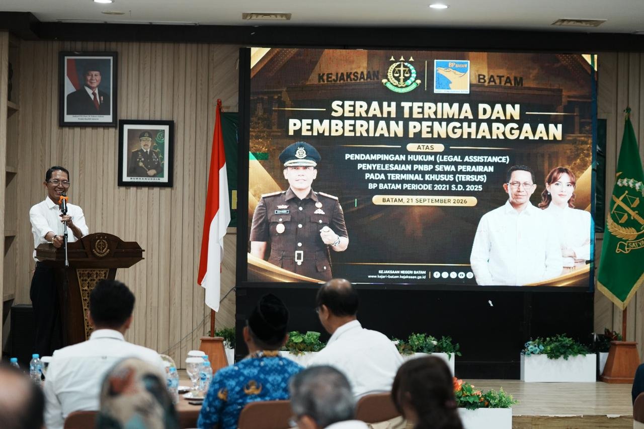 BP Batam dan Kejari Batam Tuntaskan Kewajiban 2021–2025, Rp18,82 Miliar PNBP Sewa Perairan Tersus Berhasil Diselesaikan