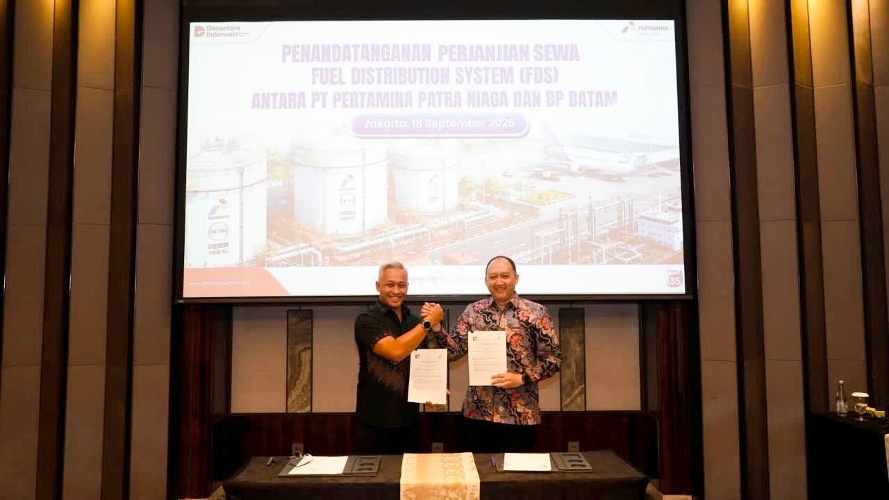 BP Batam dan Pertamina Teken Kontrak Fuel Delivery System