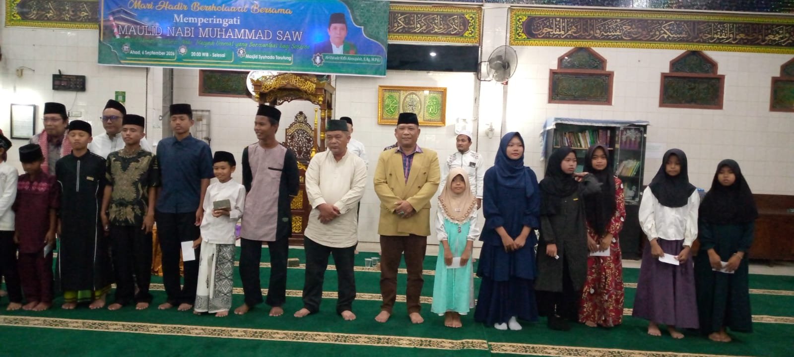 Pemkab Tapanuli Utara Hadiri Peringatan Maulid Nabi Muhammad SAW di Masjid Syuhada Tarutung