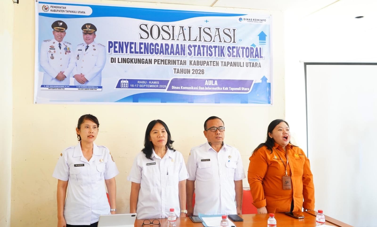 Pemkab Taput Perkuat Statistik Sektoral, 26 OPD Didorong Sajikan Data Akurat dan Terintegrasi