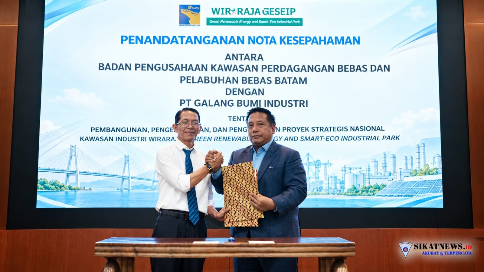 Amsakar Dorong Percepatan Investasi, BP Batam Teken Kesepakatan PSN Wiraraja