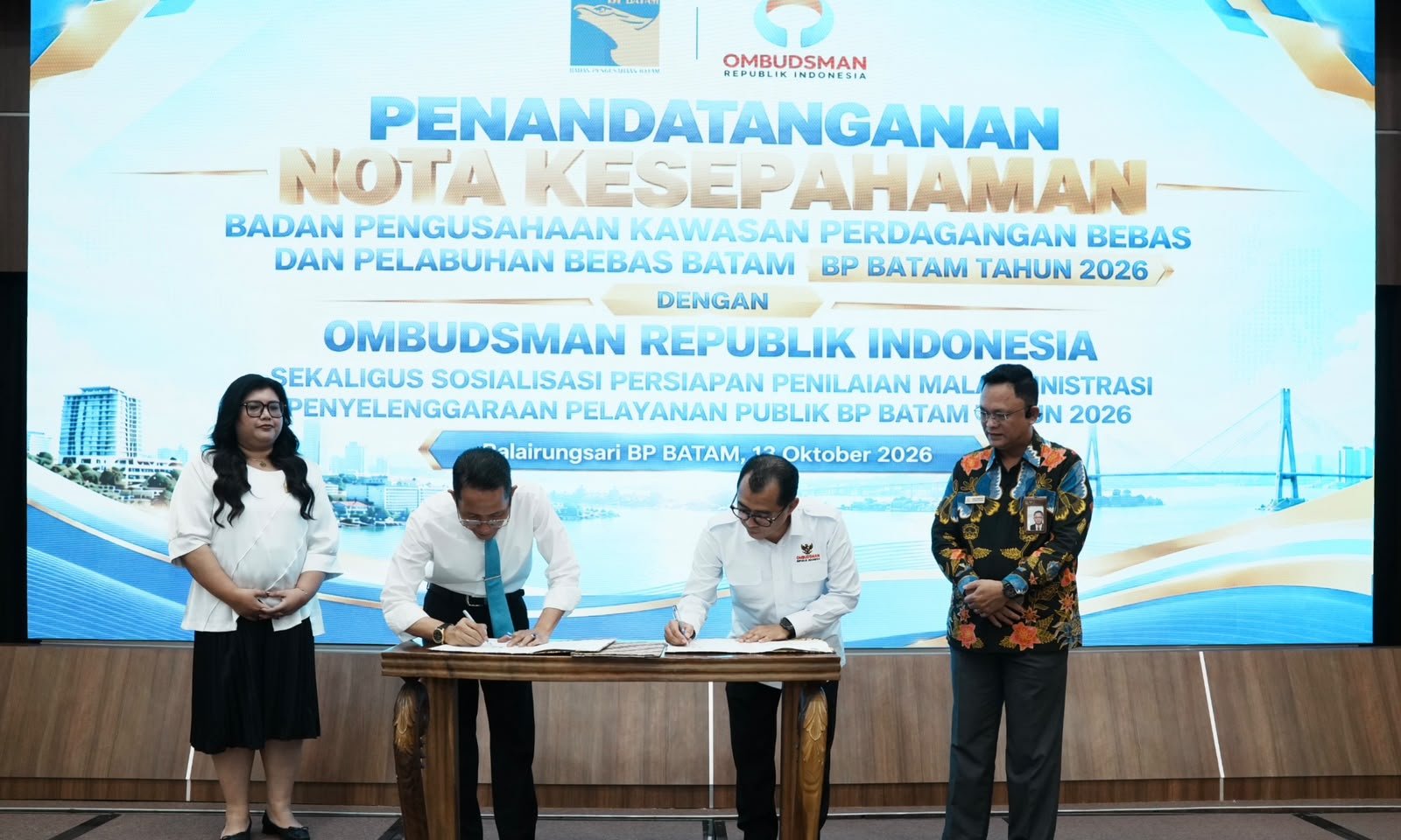 BP Batam Gandeng Ombudsman RI, Pelayanan Publik dan Pengaduan Masyarakat Jadi Sorotan