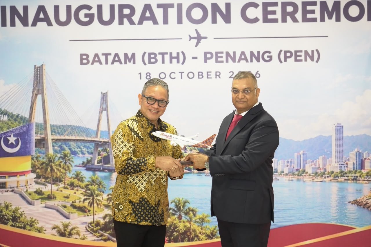 Batam–Penang Kini Terhubung Penerbangan Langsung, Peluang Bisnis dan Investasi Terbuka