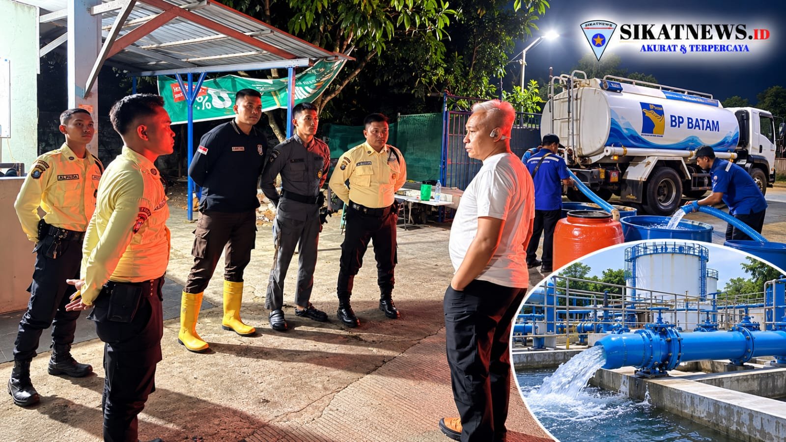 Distribusi Air Batam Berangsur Pulih, BP Batam Siapkan 319 Trip Mobil Tangki