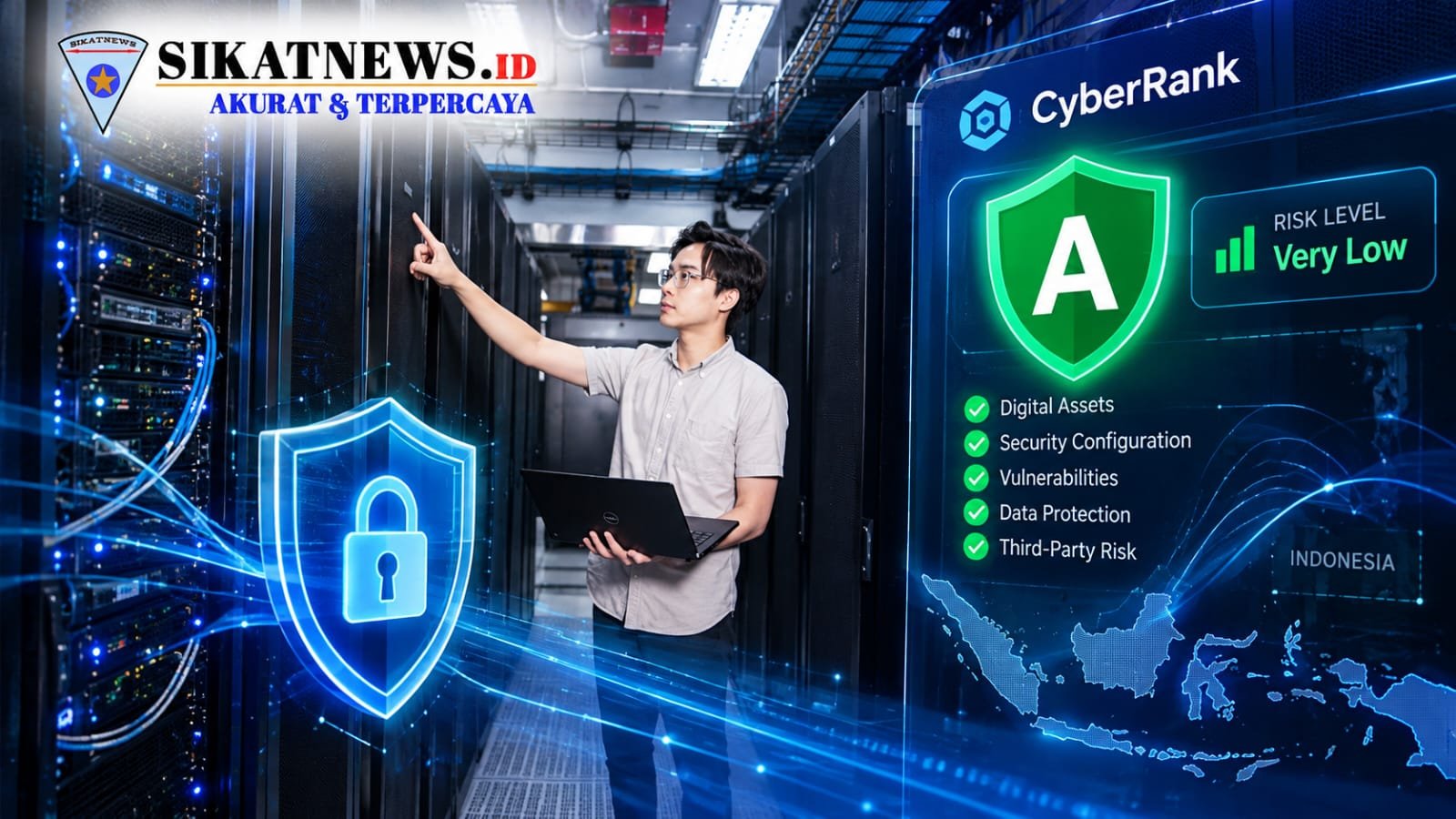 PLN Batam Raih Rating A CyberRank, Keamanan Siber Berisiko Sangat Rendah
